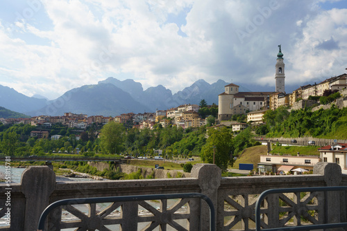View of Belluno, historic city