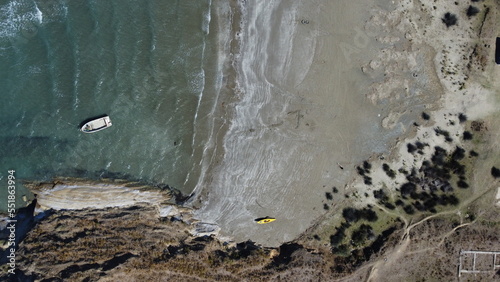 Albanian beaches. aero photography