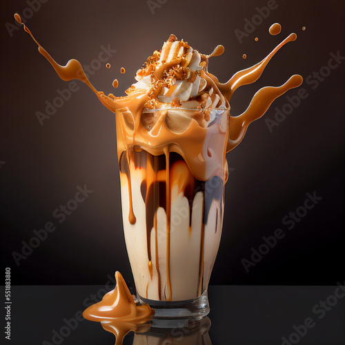 caramel milkshake