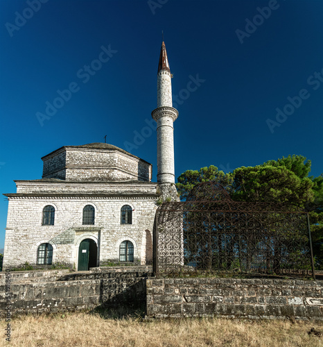 iew on the Fethiye Mosque with the tomb of Ali Pasha in the foreground. The mosque was renovated by Ali Pasha in 1795