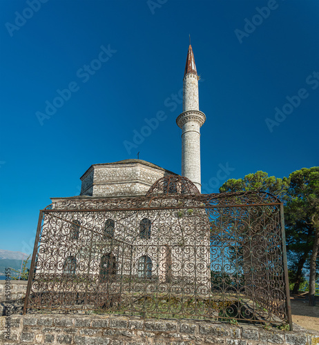 iew on the Fethiye Mosque with the tomb of Ali Pasha in the foreground. The mosque was renovated by Ali Pasha in 1795