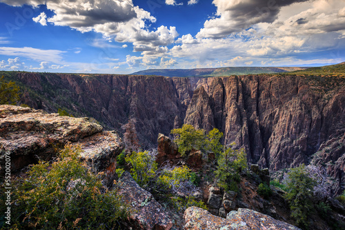 Colorful Sky over the Black Canyon, Black Canyon of the Gunnison National Park, Colorado