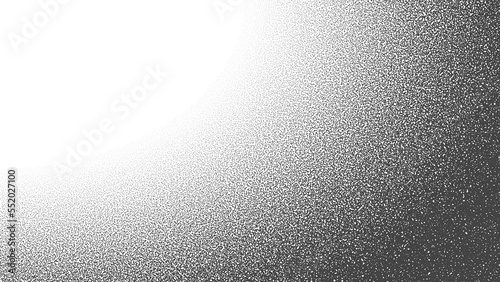 Black Noise Stipple Dot Work Halftone Gradient Isolated PNG Smooth Rounded Border