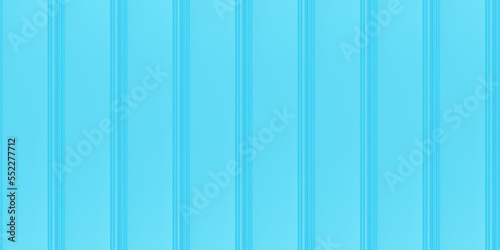 Seamless pastel blue vertical wall wainscot pattern. Plastic, gypsum or wooden beadboard of interior cladding. Vector illustration. Renovating home wall decor