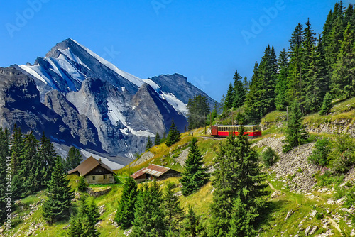 The Schynige Platte Railway is a mountain railway in the Bernese Highlands area of Switzerland