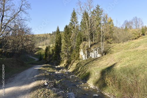 Wieś Biała Woda, rezerwat przyrody, Małe Pieniny, Małopolska, Obszar Natura 2000