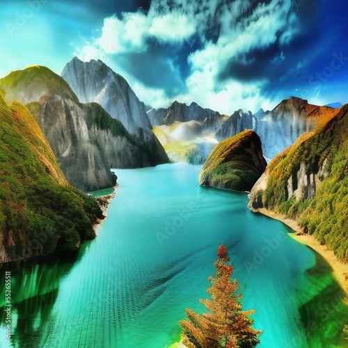 Breath Taking View That Inspires Wanderlust k Realistic Highly Detailed