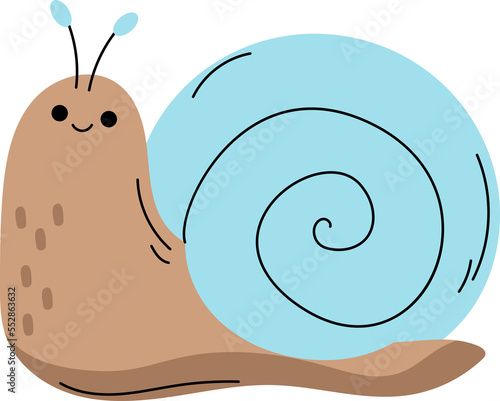 snail spring vibes mood seasonal clipart