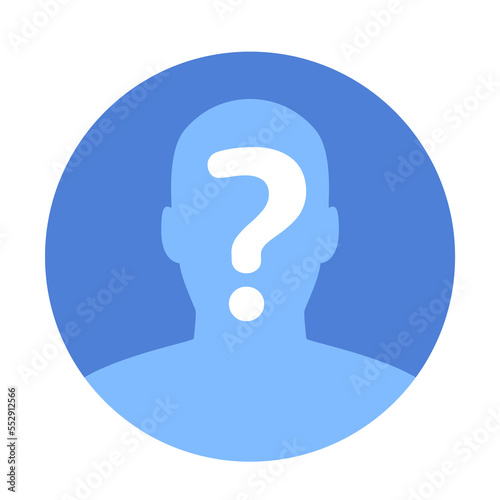 unknown person, hidden identity icon