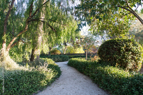 Historic public park, Queen Jelena Madijevka Park in Zadar, Croatia