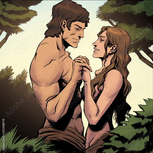 adam and eve in paradise, bible story