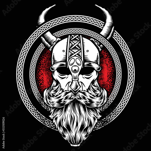 Viking Unique Graphic Vector T-shirt Illustration
