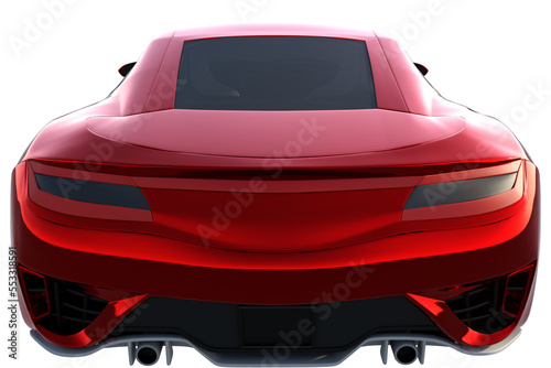 automobile rossa sportiva trasparente trasparenza file png