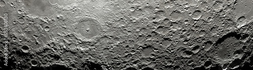 lunar surface detail - maps from Nasa - 3D rendering
