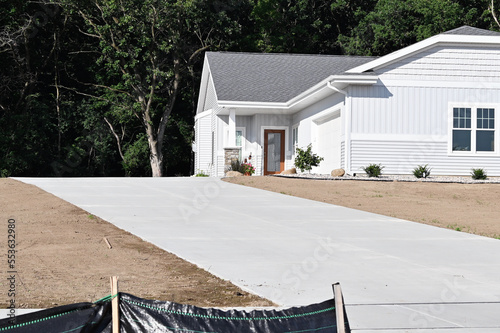 New Concrete Driveway