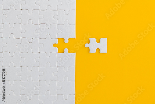 The last piece of jigsaw puzzle