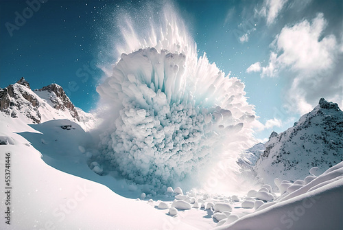 An avalanche comes crashing down generative ai