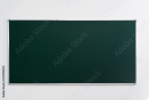 Background of blank green chalkboard