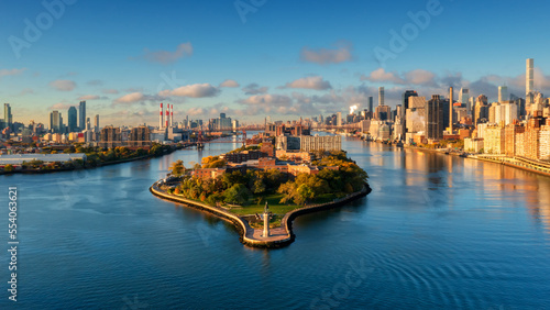 Roosevelt island at sunrise