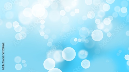 Abstract background light bokeh on blue background , illustrations