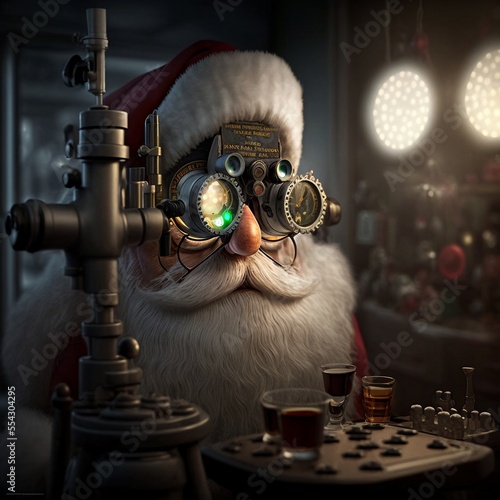 Santa Claus is an ophthalmologist