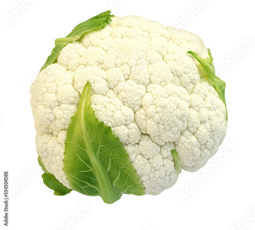 Fresh cauliflower isolated