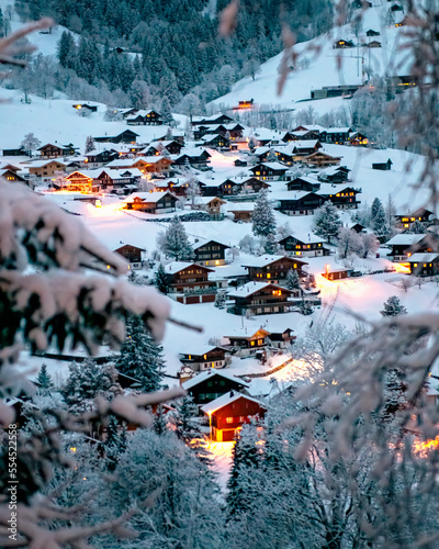 Winter wonderland in Grindelwald, Switzerland 