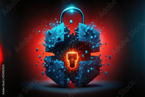 Data protection Lock against hacking attacks Generative AI