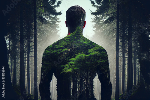 Mann wird zu Wald, Generative KI