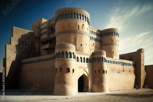 Afghanistan's Herat Citadel. Generative AI
