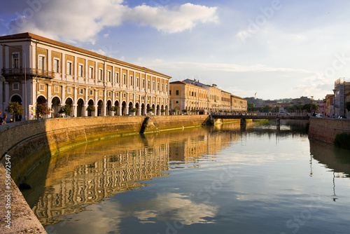 Senigallia, Ancona. Portici Ercolani