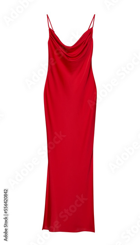 red dress isolated on white