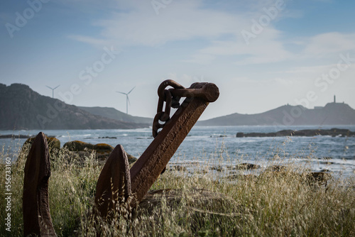 anchor on the sea