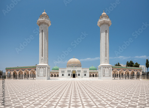 The Bourguiba mausoleum in Monastir, Tunisia. It is a monumental grave in Monastir, Tunisia, containing the remains of former president Habib Bourguiba, the father of Tunisian independence