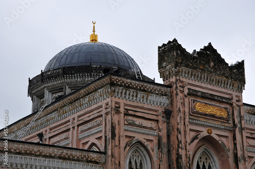 Yildiz Hamidiye Mosque, located in Istanbul, Turkey, II. It was built by Abdülhamit in 1886.