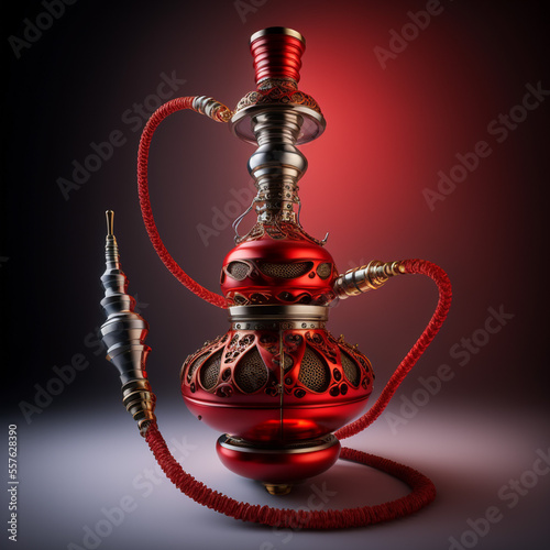 hookah on a white background
