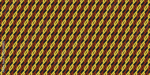 Orange and yellow wallpaper seamless with diagonal stripes. Vector for seamless print and stylish interior design, wallpaper, textile.
