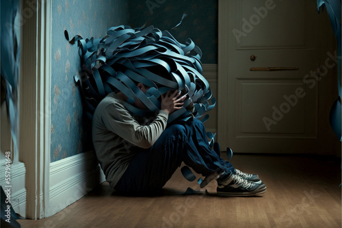 anxiety disorder visual metaphor