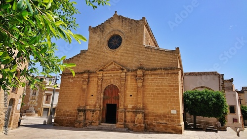 Église Maria Santissima Assunta, Castelvetrano, province de Trapani, Sicile, Italie. 