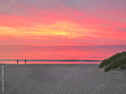 Sunrise on Topsail Island, North Carolina. 