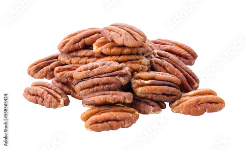 Pecans isolated on transparent png