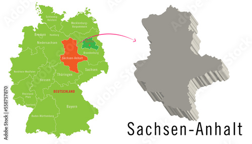 3D Germany cities map 