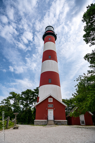 Assateague Light is the 142-foot-tall lighthouse located on the southern end of Assateague Island off the coast of the Virginia Eastern Shore, United States.