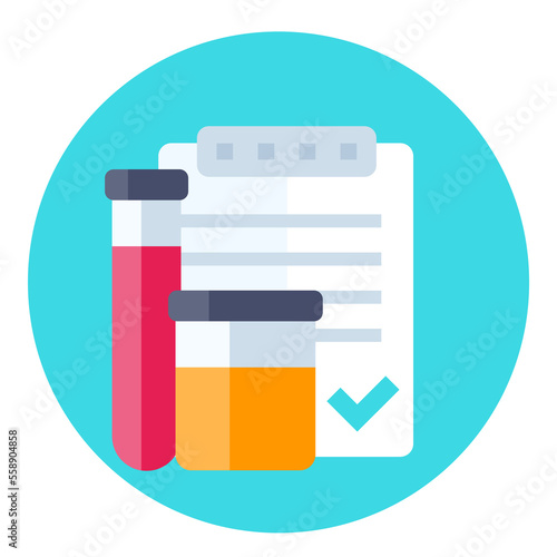 doping control, urine and blood test icon