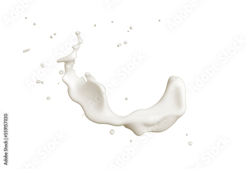 Milk Splash on transparent png, easy to use