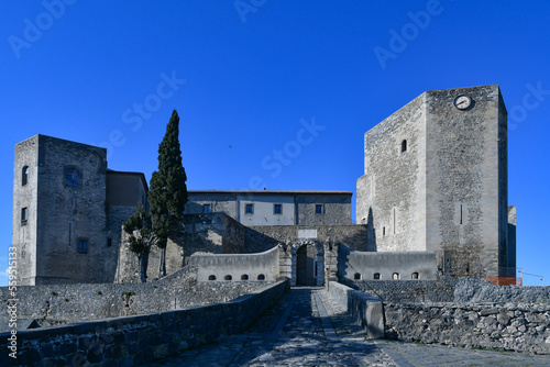 The medieval castle of Melfi, a town in Basilicata, Italy.