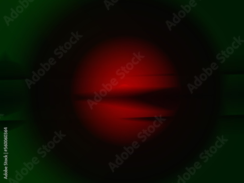 Ilustracja przedstawiająca czerwony, kulisty obiekt na czarnym tle. Obiekt jest lekko rozmyty.
