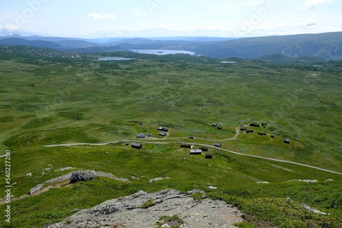 Valdresflye, also spelled Valdresflya and Valdresflyi, is a mountain plateau in the easternmost part of the Jotunheimen Mountains in Norway. Jotunheimen National Park