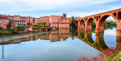 Panoramic view of Albi town, France