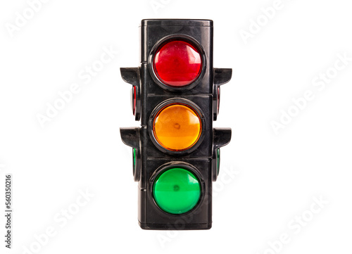 traffic lights on isolated no background png.